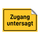 Zugang untersagt
