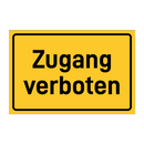 Zugang verboten