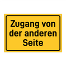 Zugang von der anderen Seite
