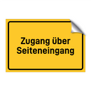 Zugang über Seiteneingang