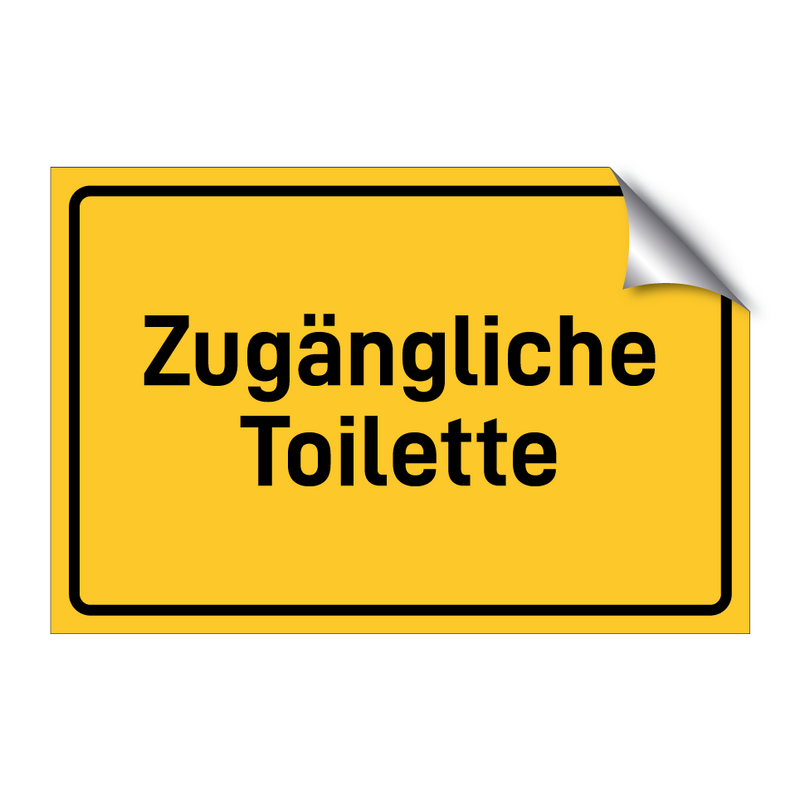 Zugängliche Toilette
