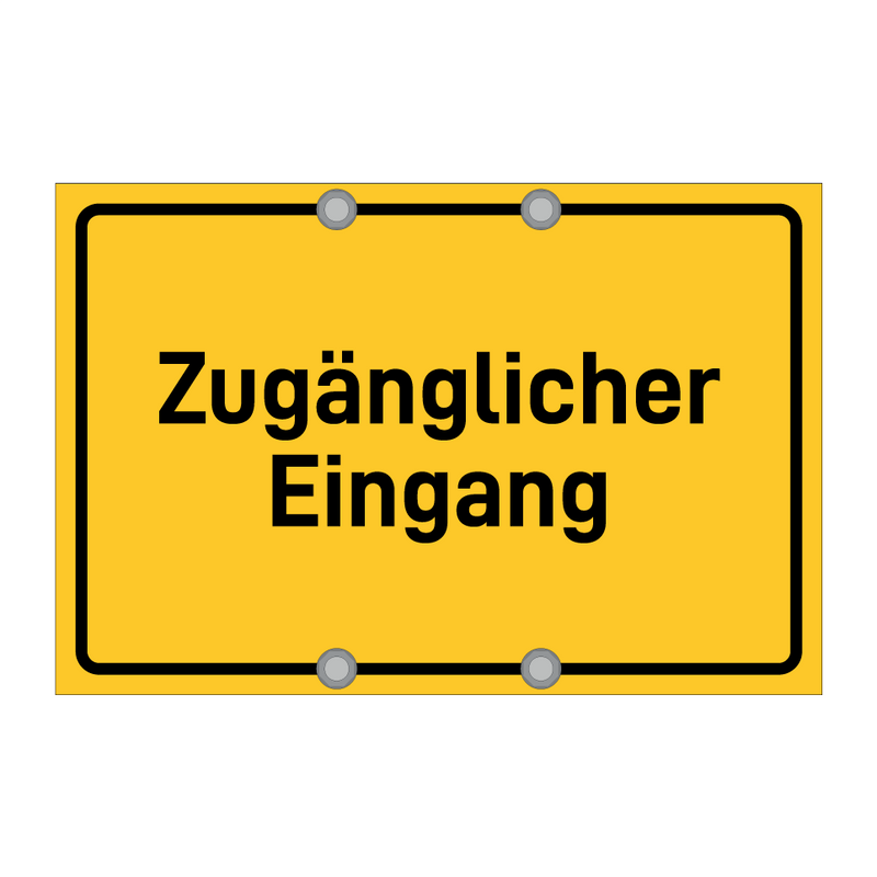 Zugänglicher Eingang
