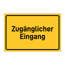 Zugänglicher Eingang