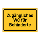 Zugängliches WC für Behinderte