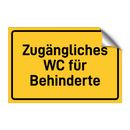 Zugängliches WC für Behinderte