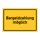 Bargeldzahlung möglich & Bargeldzahlung möglich & Bargeldzahlung möglich