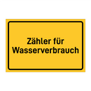 Zähler für Wasserverbrauch