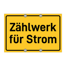 Zählwerk für Strom