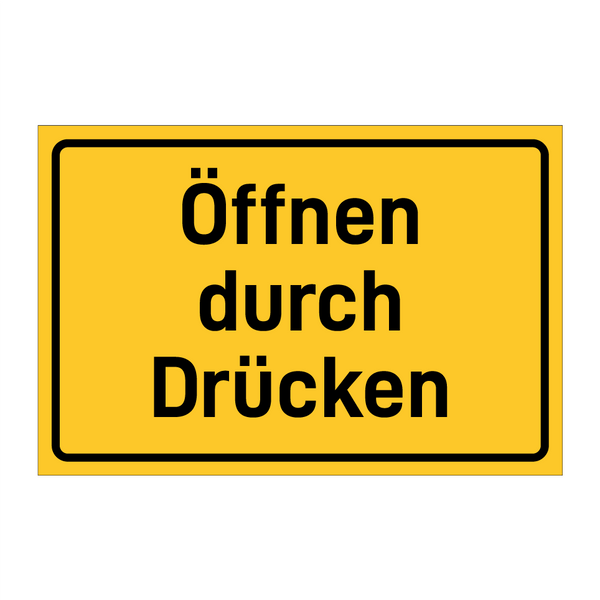 Öffnen durch Drücken & Öffnen durch Drücken & Öffnen durch Drücken & Öffnen durch Drücken