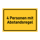 4 Personen mit Abstandsregel & 4 Personen mit Abstandsregel & 4 Personen mit Abstandsregel