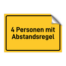 4 Personen mit Abstandsregel & 4 Personen mit Abstandsregel & 4 Personen mit Abstandsregel