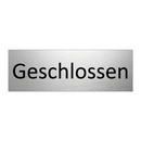 Geschlossen