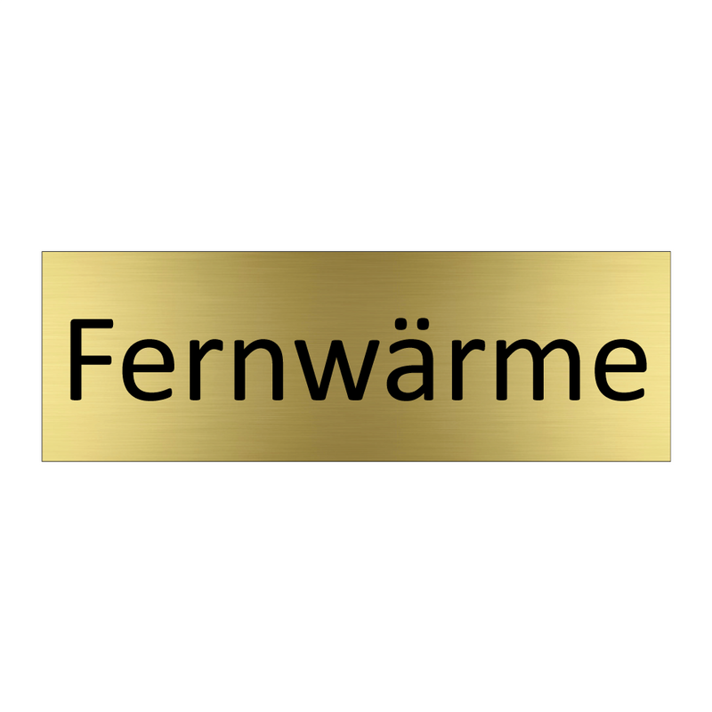 Fernwärme