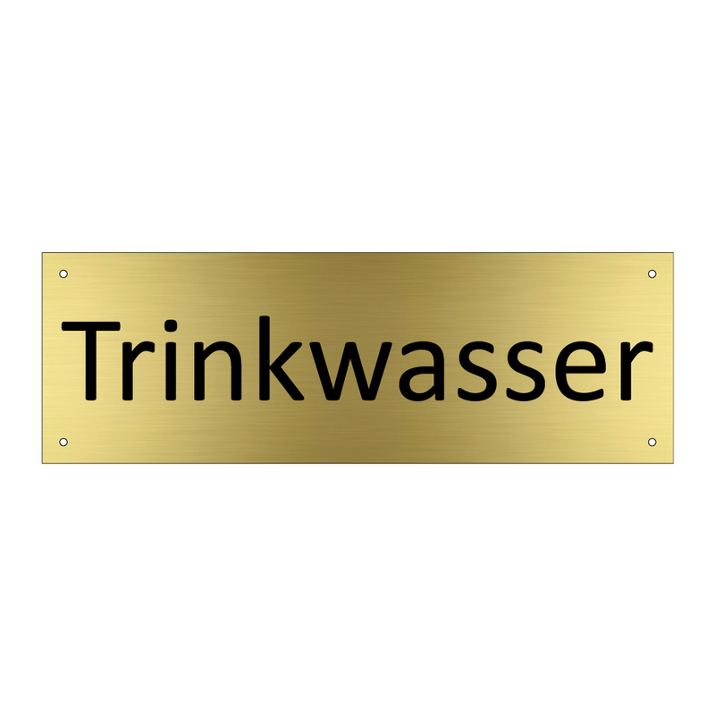 Trinkwasser