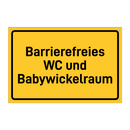 Barrierefreies WC und Babywickelraum & Barrierefreies WC und Babywickelraum
