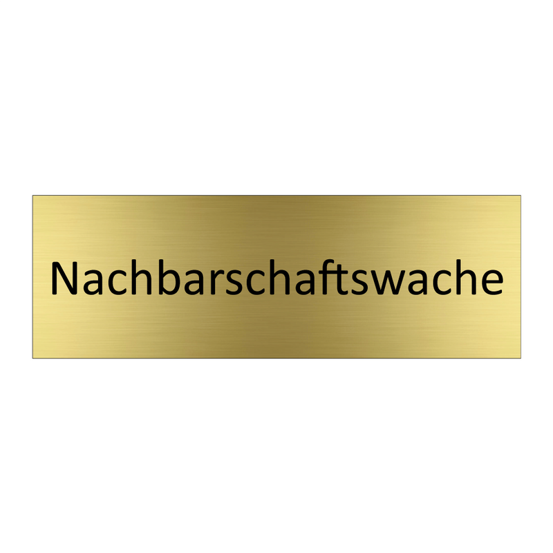 Nachbarschaftswache