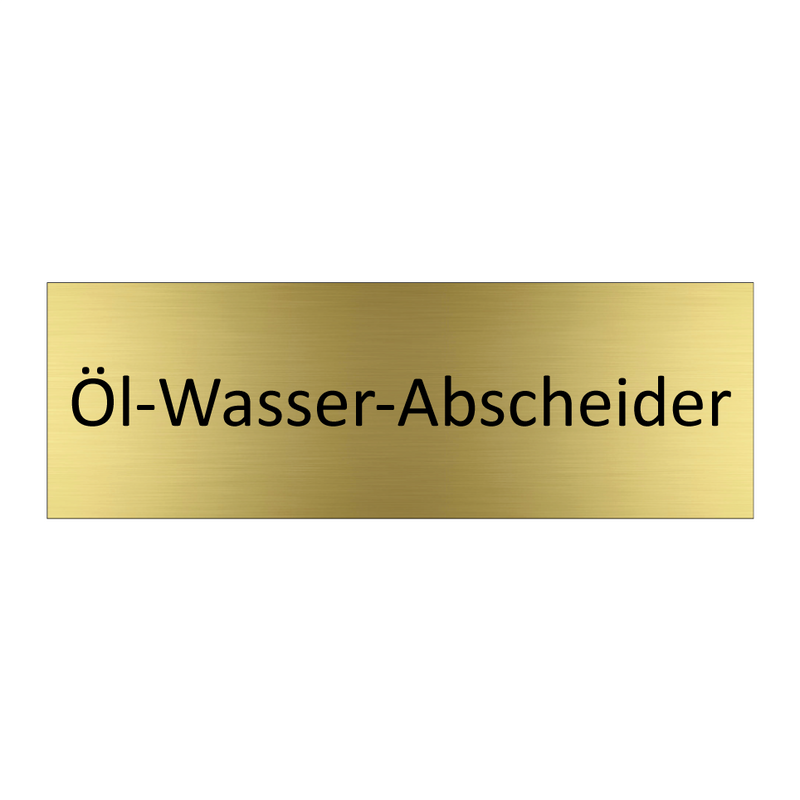 Öl-Wasser-Abscheider