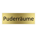 Puderräume