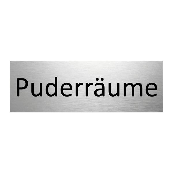 Puderräume