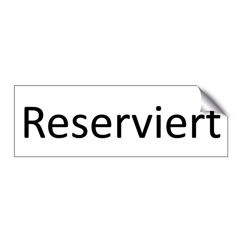 Reserviert