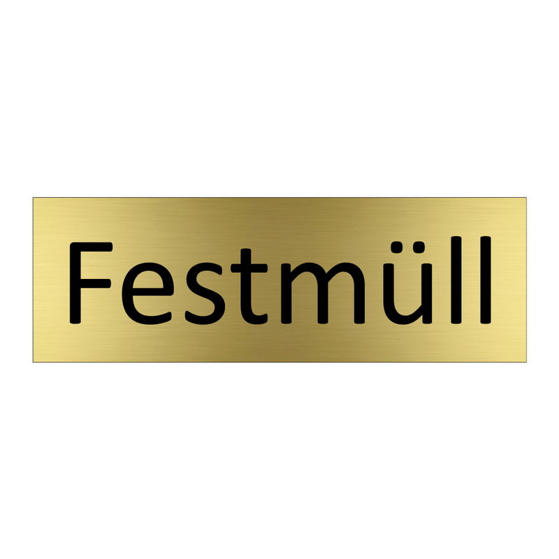 Festmüll