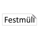 Festmüll