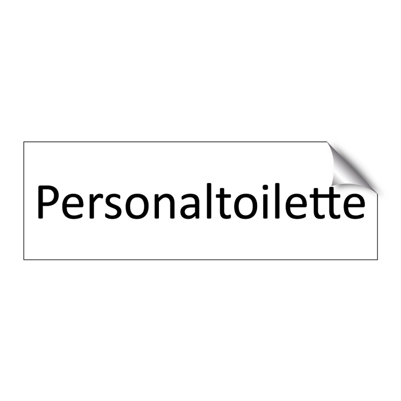 Personaltoilette