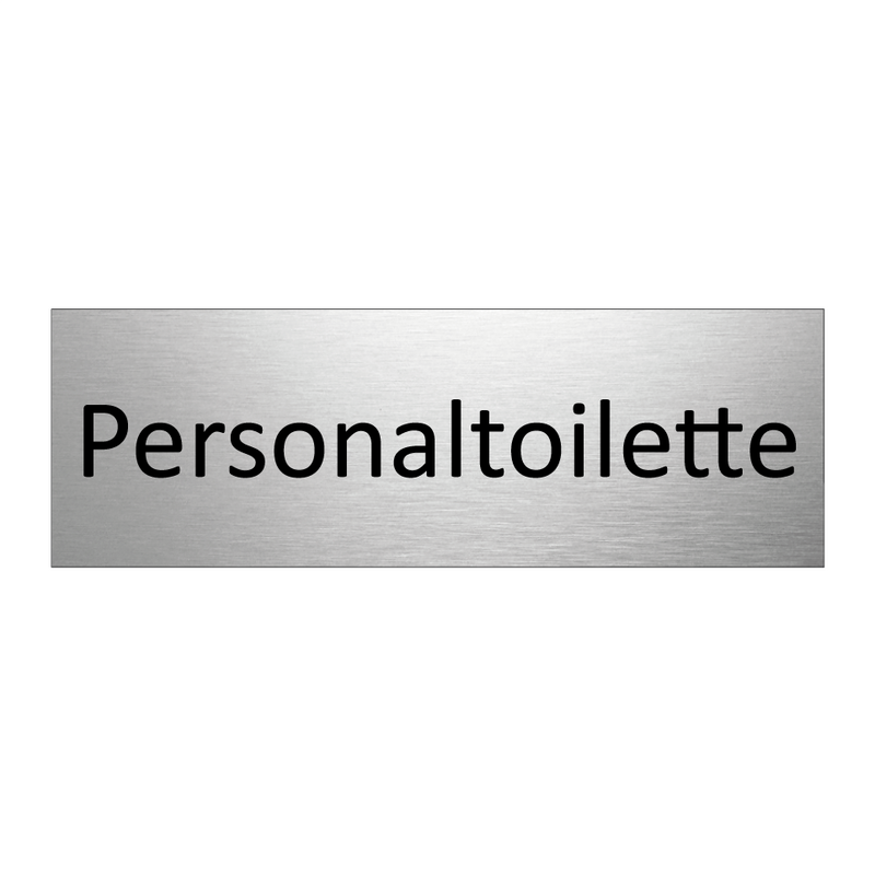 Personaltoilette