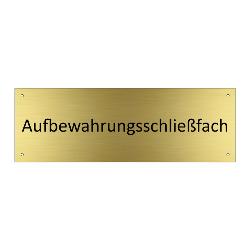 Aufbewahrungsschließfach