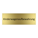 Kinderwagenaufbewahrung