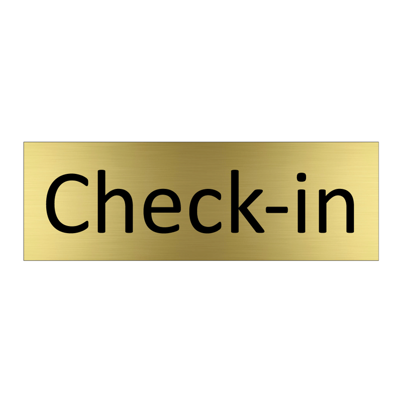 Check-in