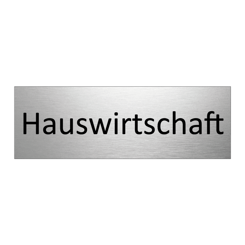 Hauswirtschaft