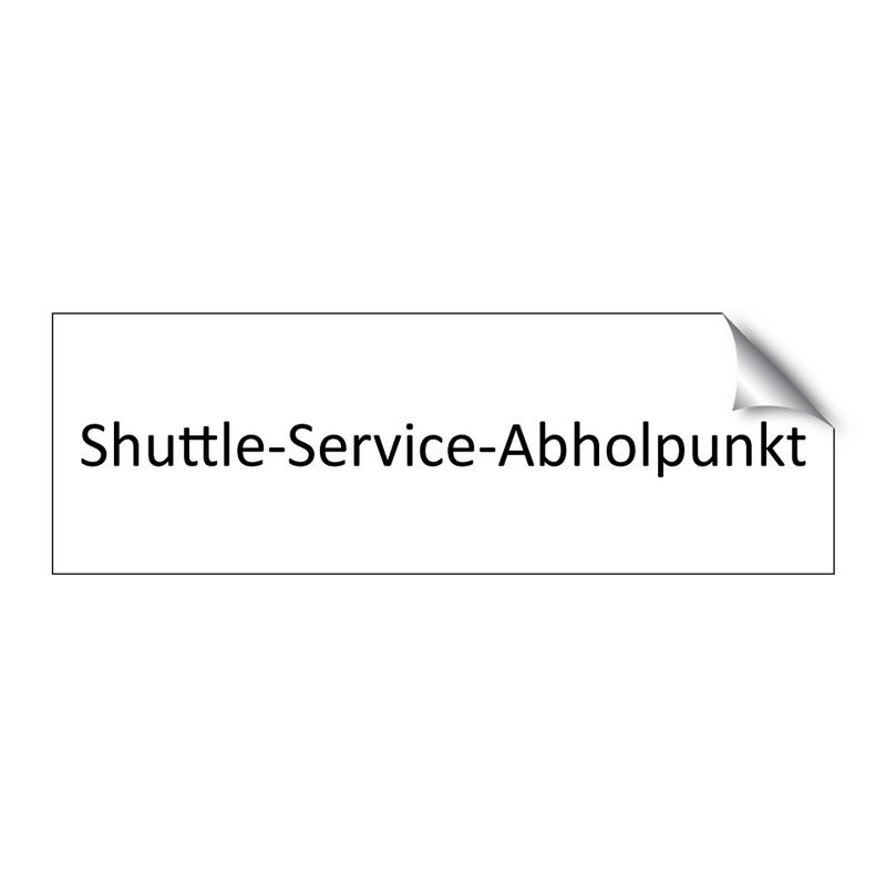 Shuttle-Service-Abholpunkt