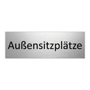 Außensitzplätze