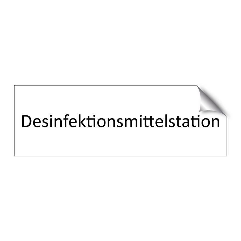 Desinfektionsmittelstation