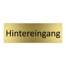 Hintereingang