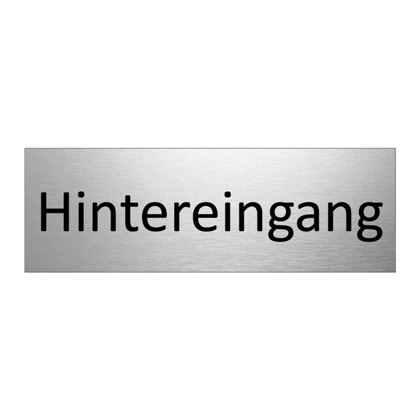 Hintereingang