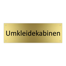 Umkleidekabinen