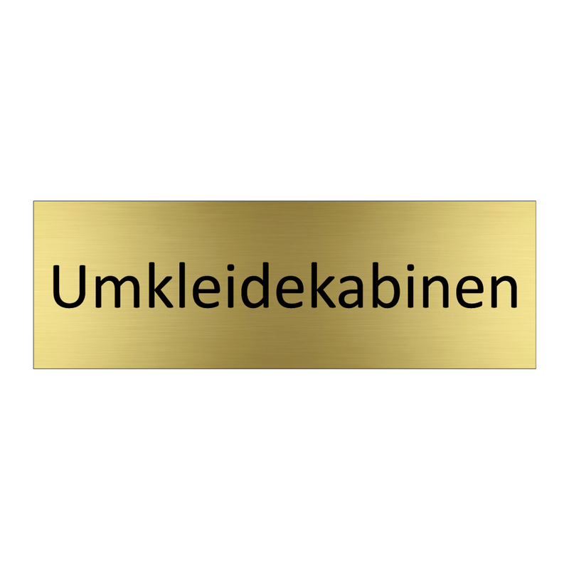 Umkleidekabinen
