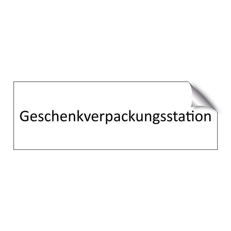 Geschenkverpackungsstation