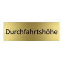 Durchfahrtshöhe