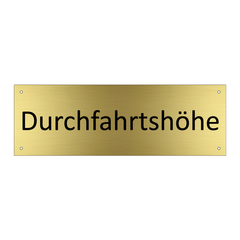 Durchfahrtshöhe