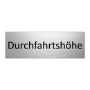 Durchfahrtshöhe