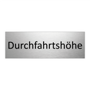 Durchfahrtshöhe