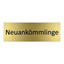 Neuankömmlinge
