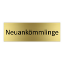 Neuankömmlinge