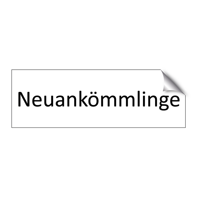 Neuankömmlinge