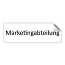 Marketingabteilung