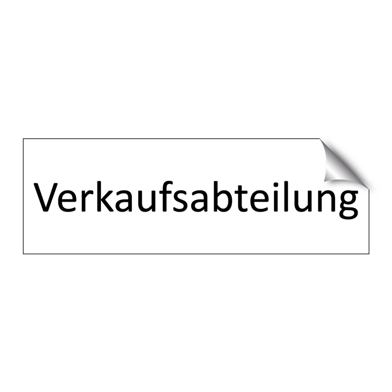 Verkaufsabteilung