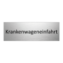 Krankenwageneinfahrt
